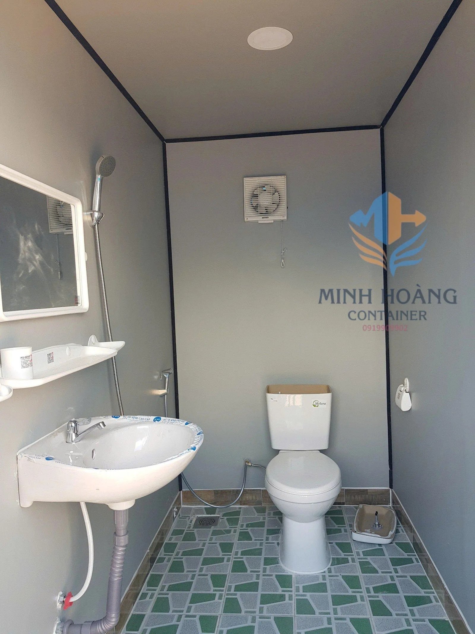 Container Toilet 10 Feet Xanh Dương